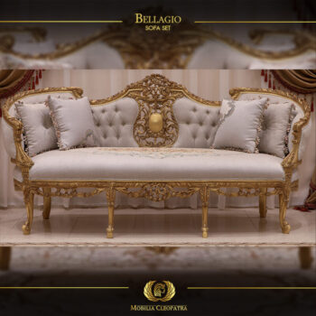 Handmade Bellagio Gold sofa
