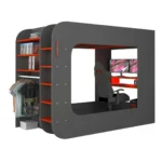 Gamer Bed Red and Black