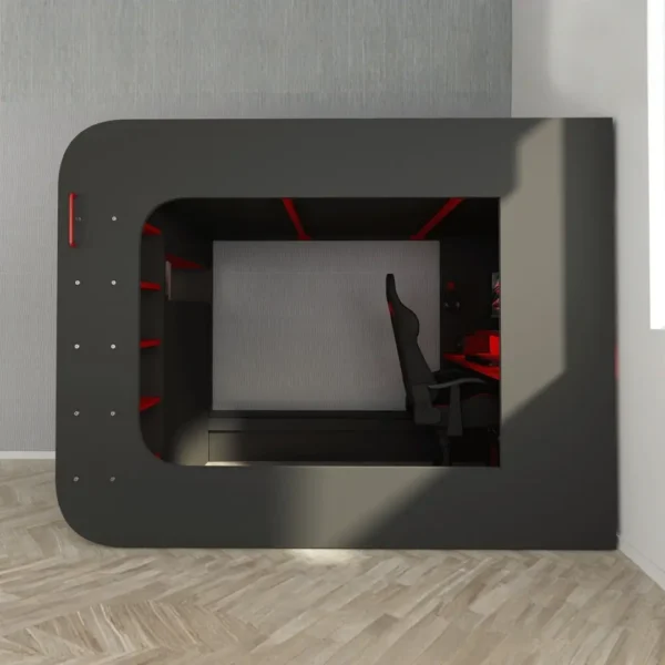 Gamer Bed Red and Black