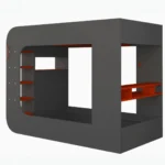 Gamer Bed Red and Black