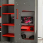 Gamer Bed Red and Black