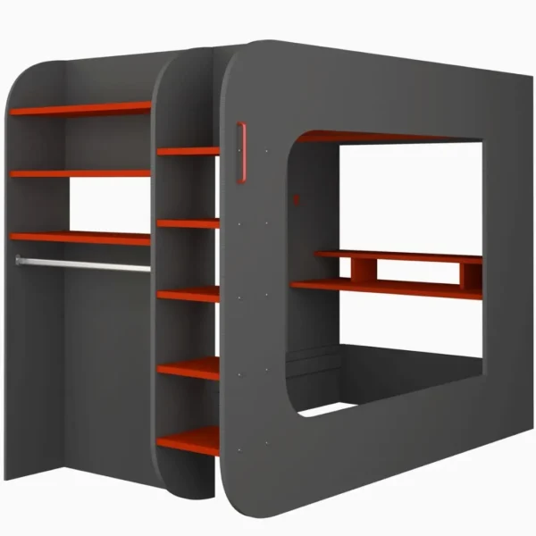 Gamer Bed Red and Black