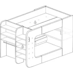 Gamer Bed Red and Black