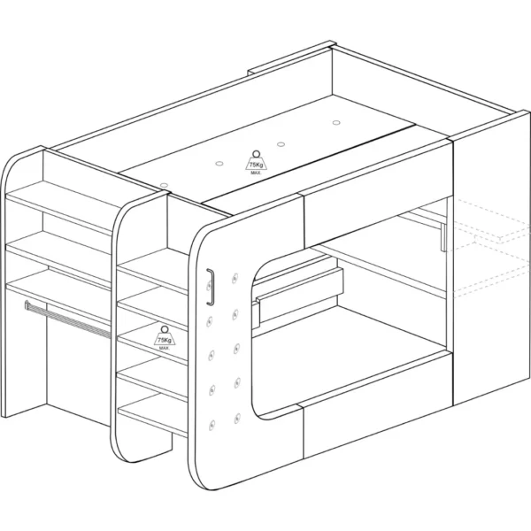 Gamer Bed Red and Black