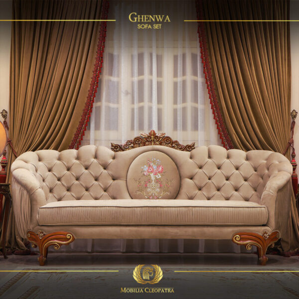 Handmade Ghenwa Brown Sofa 8