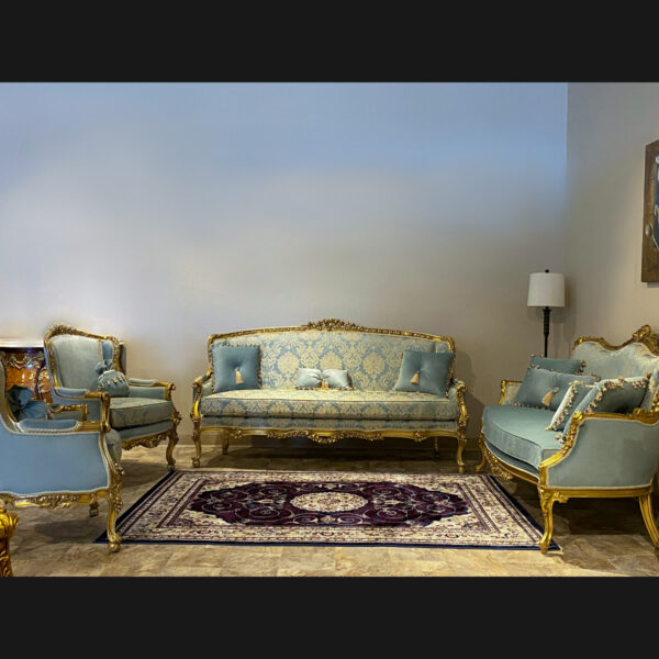 Handmade Cesar Green Loveseat 6