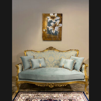 Handmade Cesar Green Loveseat