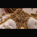 Handmade Bellagio Gold Loveseat 19