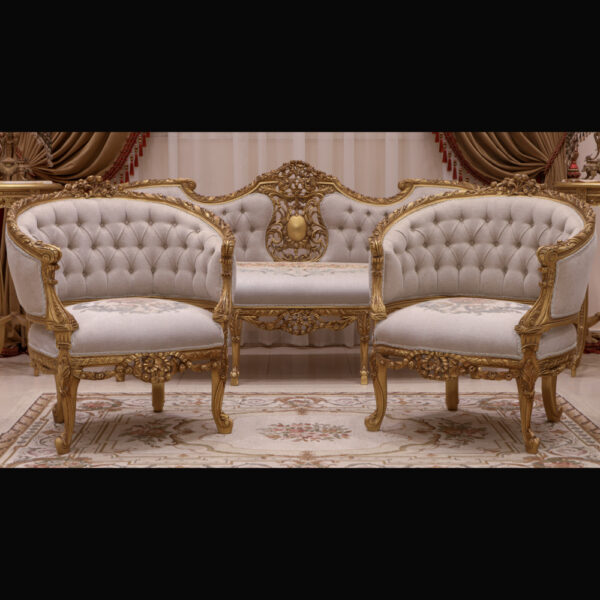 Handmade Bellagio Gold Chair 10