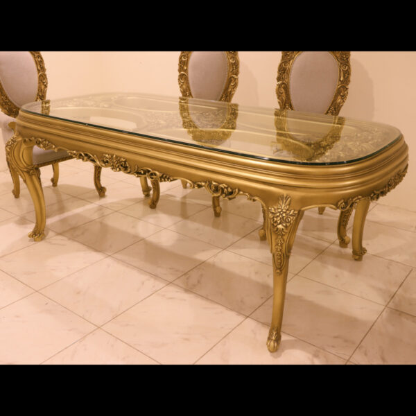 Handmade Bellagio Gold Dinning Table 8