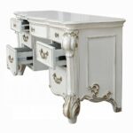 Vendome Vanity Desk in Antique Pearl Finish BD01507 By ACME Bedroom Vanities Mobilia Cleopatra 18 Vendome Vanity Desk in Antique Pearl Finish BD01507 By ACME 18