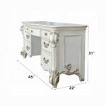 Vendome Vanity Desk in Antique Pearl Finish BD01507 By ACME Bedroom Vanities Mobilia Cleopatra 19 Vendome Vanity Desk in Antique Pearl Finish BD01507 By ACME 19