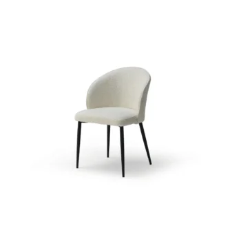 2107 Dining Chair Black Legs