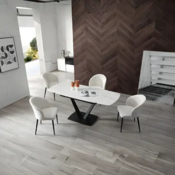 109 Dining Table with 2107 Chairs