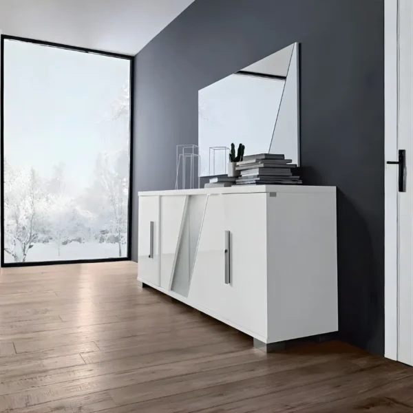 High Gloss Lacquer Lisa Dining Room Set Italy