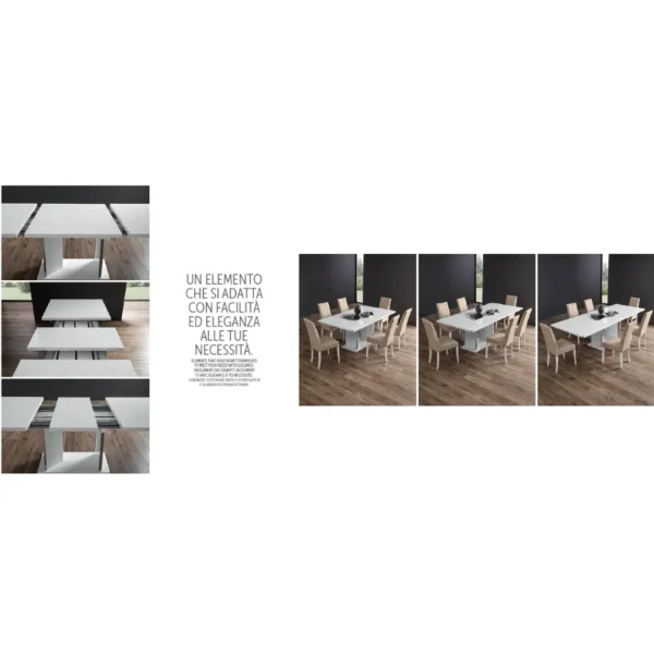 High Gloss Lacquer Lisa Dining Room Set Italy