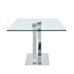 Shiny Zig Zag Dining Table By ESF Furniture