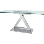 Shiny Zig Zag Dining Table By ESF Furniture