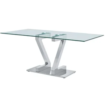 Shiny Zig Zag Dining Table