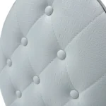 Shiny 110 Marble Dining Table with 110 White Chairs