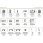 High Gloss Lacquer, Mat Liberty Day Dining Set Additional Items