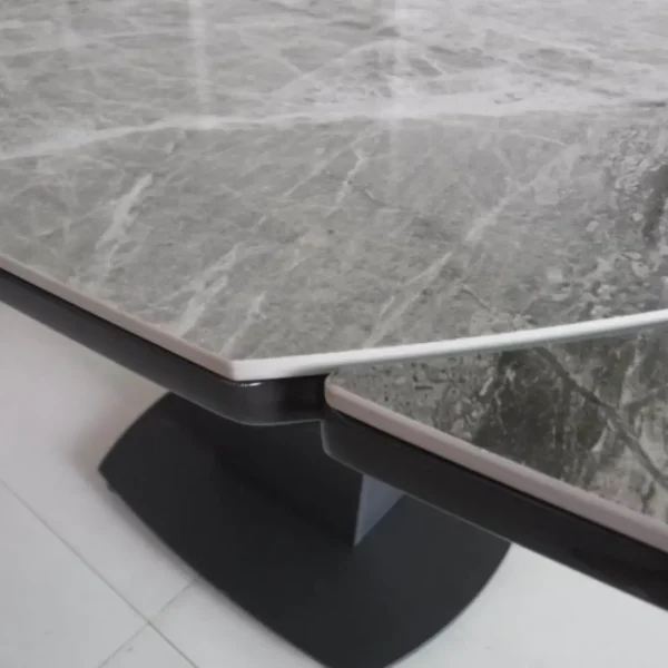 Mat, Shiny 2417 Marble Table Gray