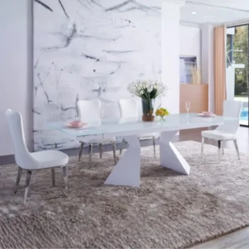 Shiny 992 Table and 6138 Chairs