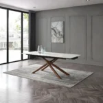 Shiny 9063 Dining Marble Table By ESF Furniture