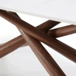 Shiny 9063 Dining Marble Table By ESF Furniture