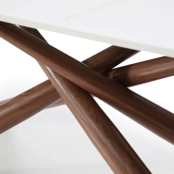 Shiny 9063 Dining Marble Table By ESF Furniture