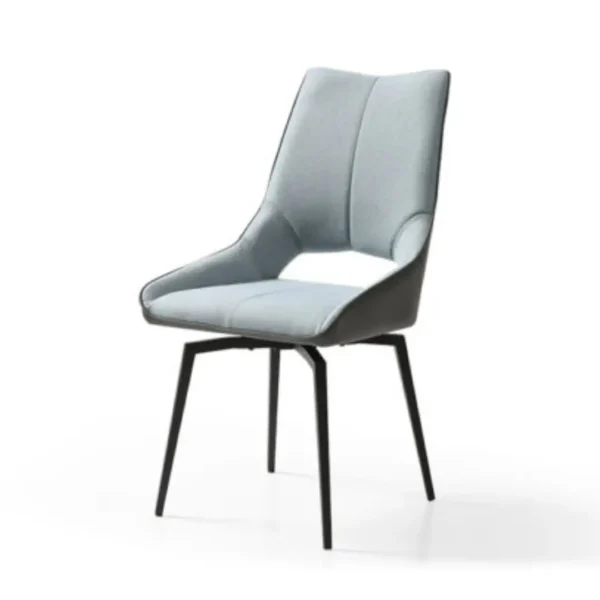 9189 Table with 1239 Swivel Blue Chairs By ESF Furniture - Image 2