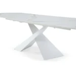 Shiny 9113 Dinning Table White with Extension