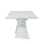 Shiny 9113 Dinning Table White with Extension