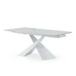 Shiny 9113 Dinning Table White with Extension