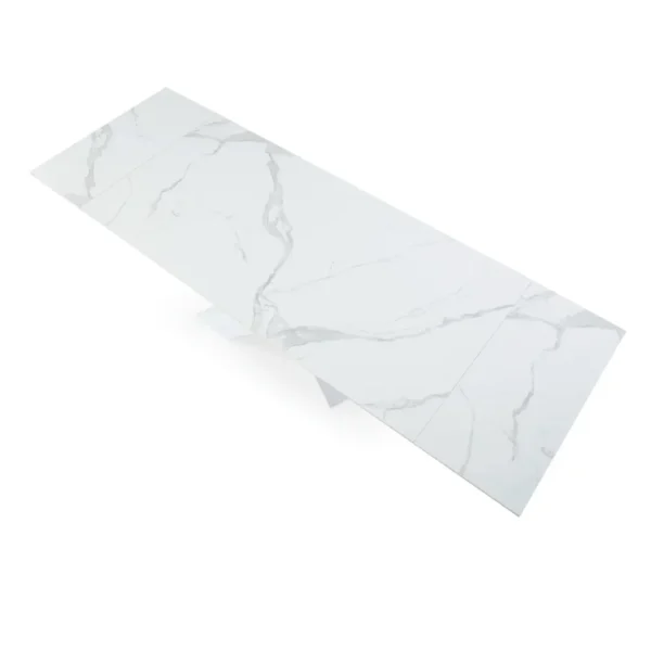 Shiny 9113 Dinning Table White with Extension