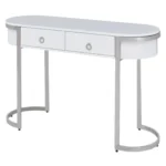 Shiny 131 Silver Marble Dining Set