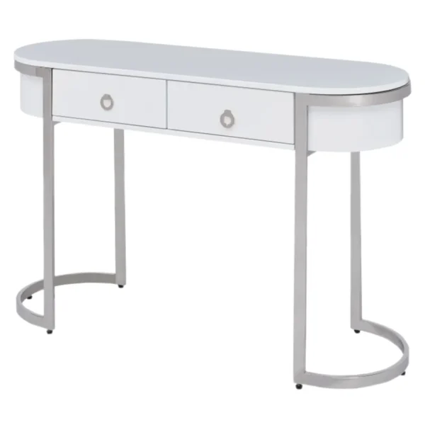 Shiny 131 Silver Marble Dining Set