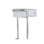 Shiny 131 Silver Marble Dining Set