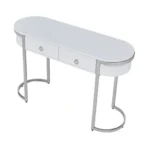 Shiny 131 Silver Marble Dining Set