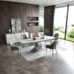 Mat, Shiny 9035 Table with 1254 Chairs and 3012 Buffet