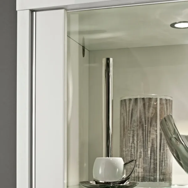 High Gloss Lacquer Roma Dining Set White, Italy