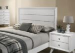 White Dortmund Bed CM7465WH By Furniture of America 15