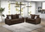Chocolate WEST ACTON LOVESEAT SM7330-LV by Furniture of America 17