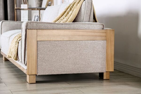 Light Brown/Natural HARSTAD SOFA CM9983LB-SF by Furniture of America 10