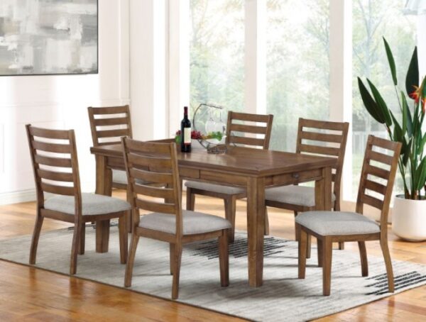 Walnut/Light Gray Rapidview Dining Table CM3259WN-T By Furniture of America 12