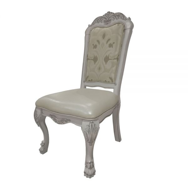 Bone White Dresden Side Chair DN01696 By ACME