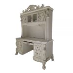 Bone White Dresden Computer Desk & Hutch OF01717 By ACME 15