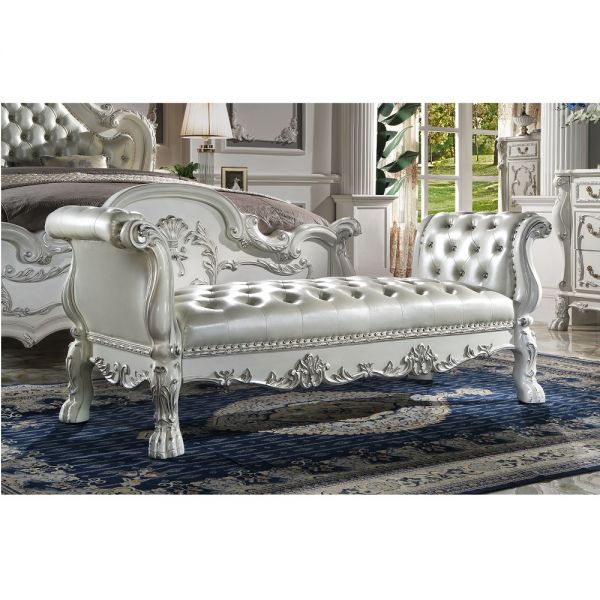 Antique White Dresden Bench BD01687 By ACME