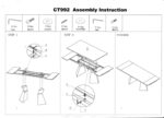 Shiny 992 Table and 6138 Chairs p8510 By ESF Furniture 41