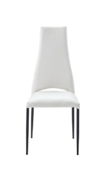 Mat, Shiny 2417 Marble Table White with 3405 White Chairs p11553 By ESF Furniture Luxury Dining Sets Mobilia Cleopatra 55 Mat, Shiny 2417 Marble Table White with 3405 White Chairs p11553 By ESF Furniture 55